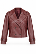 Jacket vino  cuerina