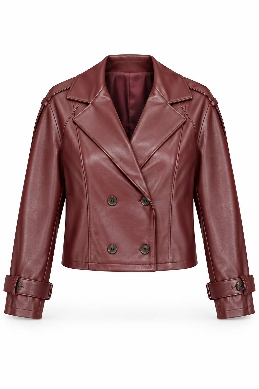 Jacket vino  cuerina