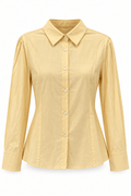 Blusa amarilla camisera