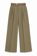 Pantalón con Faja verde olivo y vino PA3091