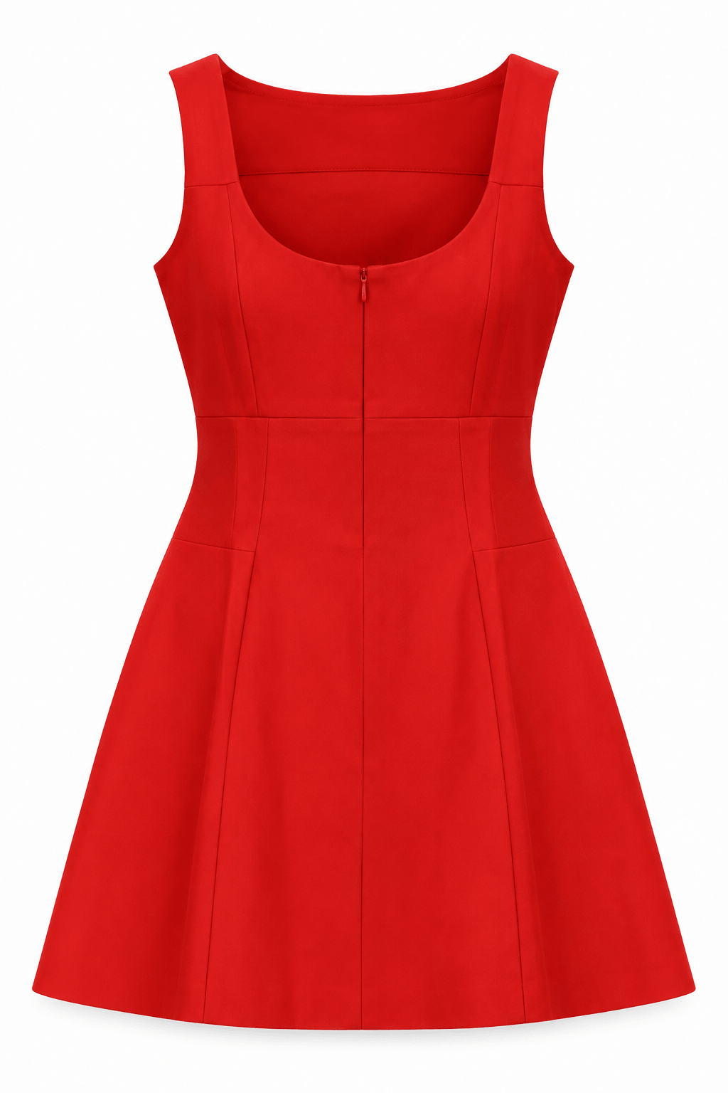 Vestido estructurado rojo