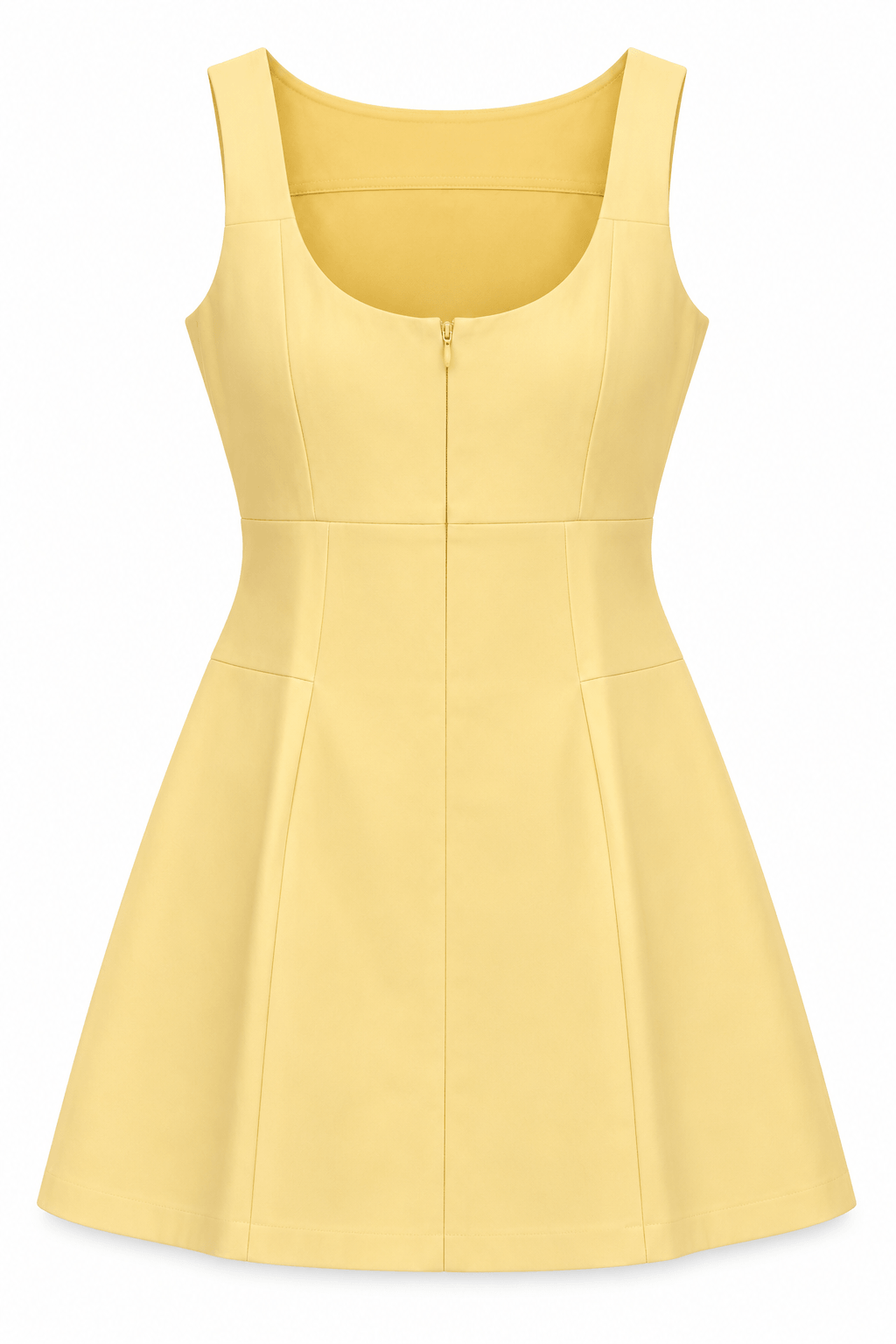 Vestido estructurado Amarillo