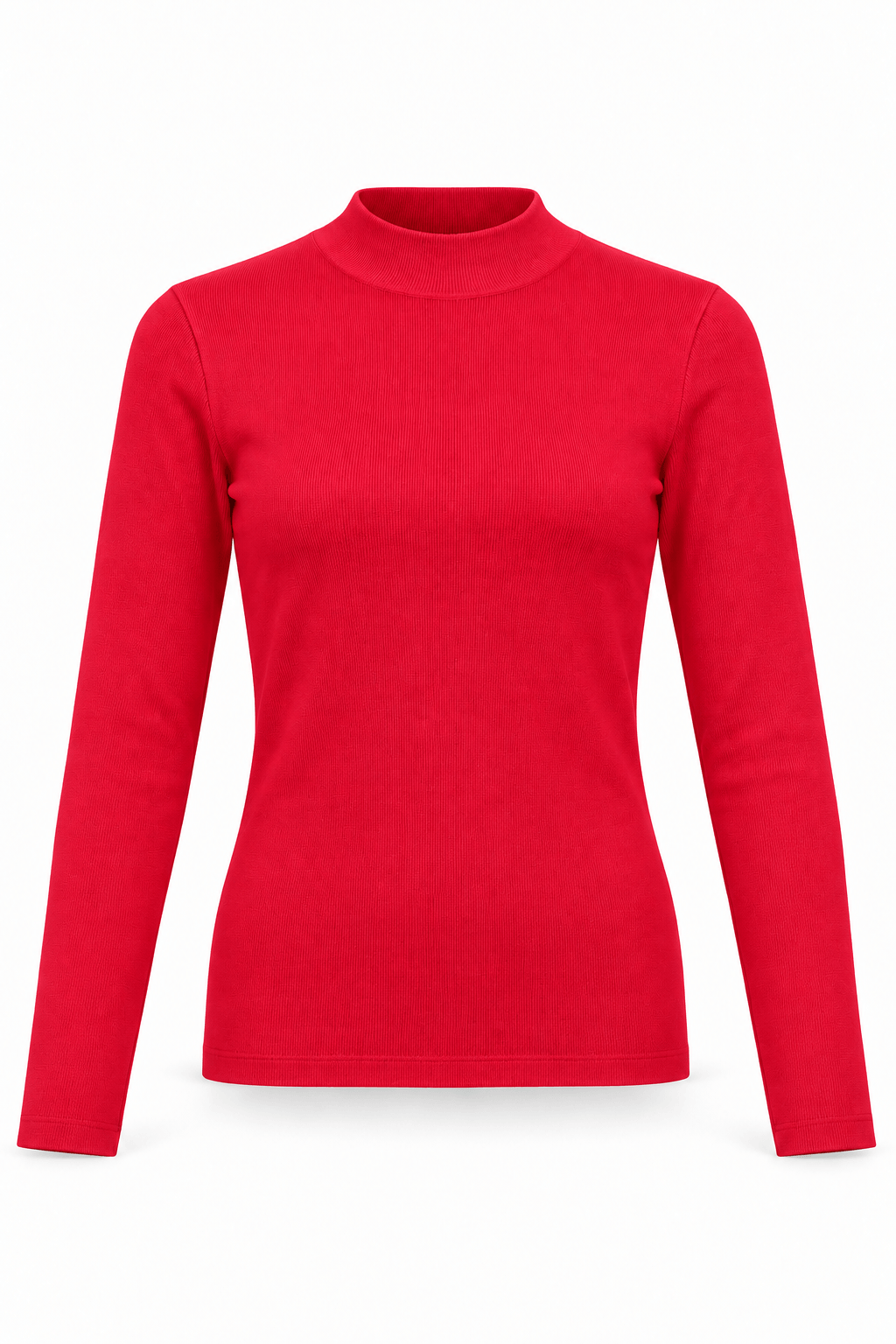 Blusa cuello tortuga negra