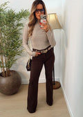 Bodysuit glitter beige