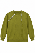 Sweater con pedrería  verde