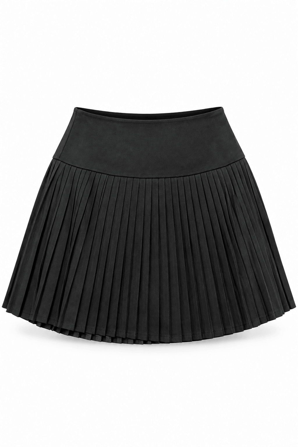 Falda de paletones negra