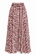 Falda mosaico vino