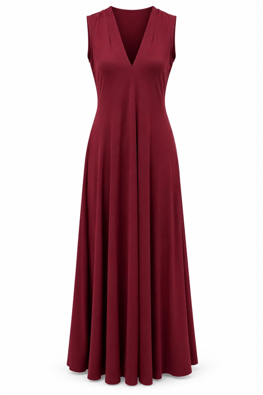 Vestido Corte A vino