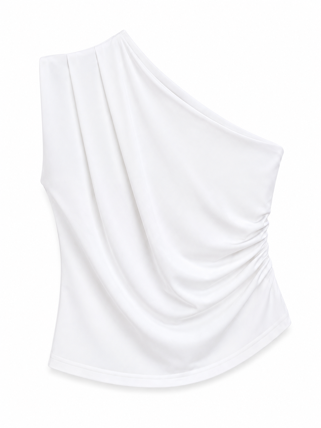 Blusa medio hombroblanca
