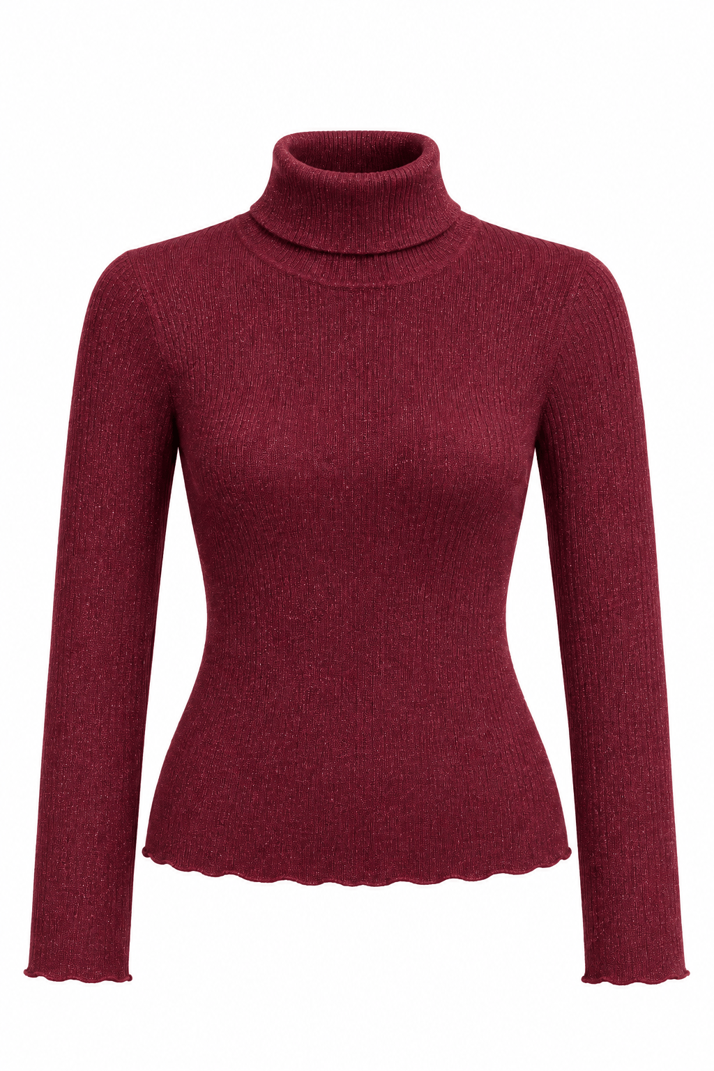 Blusa cuello tortuga con brillante