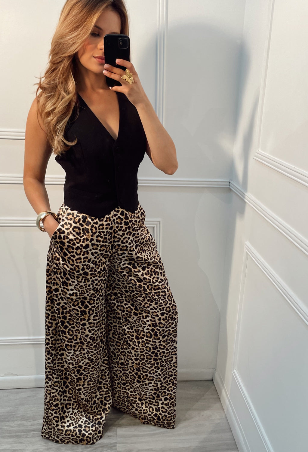 Palazzo animal print
