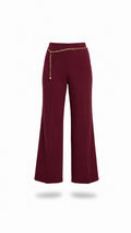 Pantalón vino con cadena