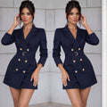 Gabardina azul navy