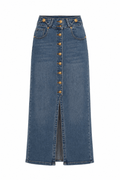 Falda con broches stretch