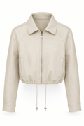Jacket Cuerina · Beige