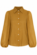 Blusa manga bombacha cobre
