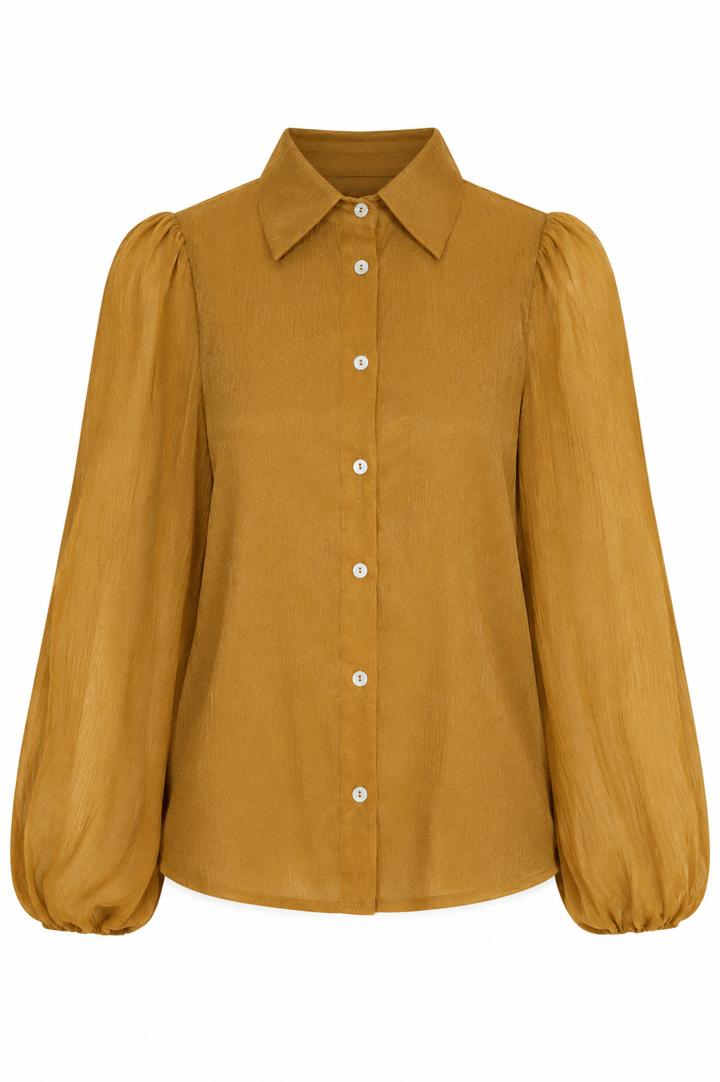 Blusa manga bombacha cobre