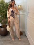 Set Blazer + Pantalón  · Beige