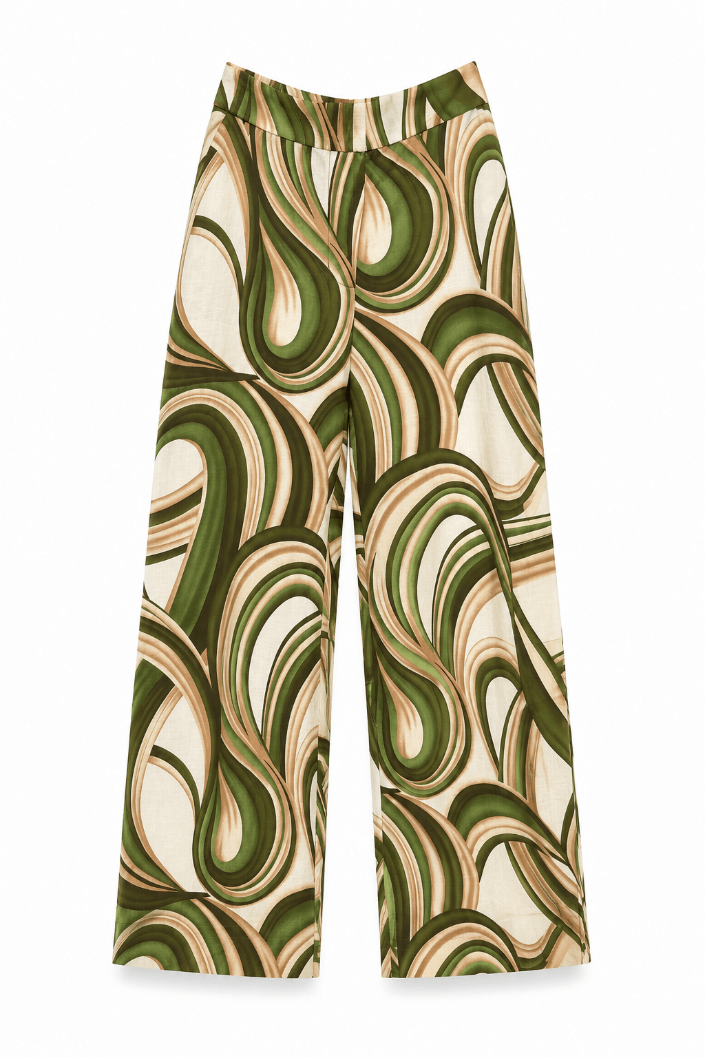 Pantalón estampado verde