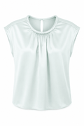 Blusa verde trenzada