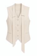 Chaleco beige