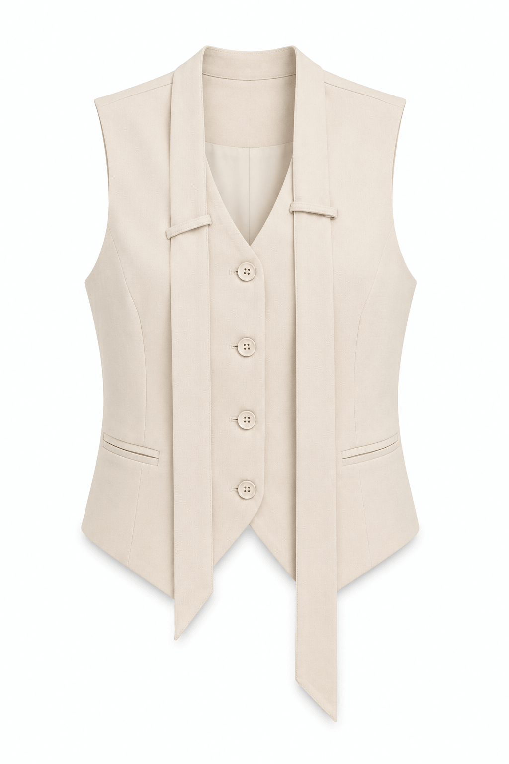 Chaleco beige