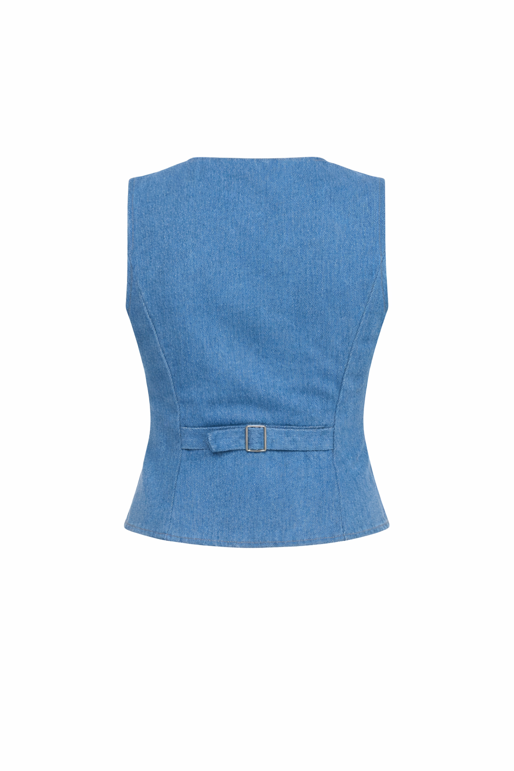 Chaleco de mezclilla botones maxi