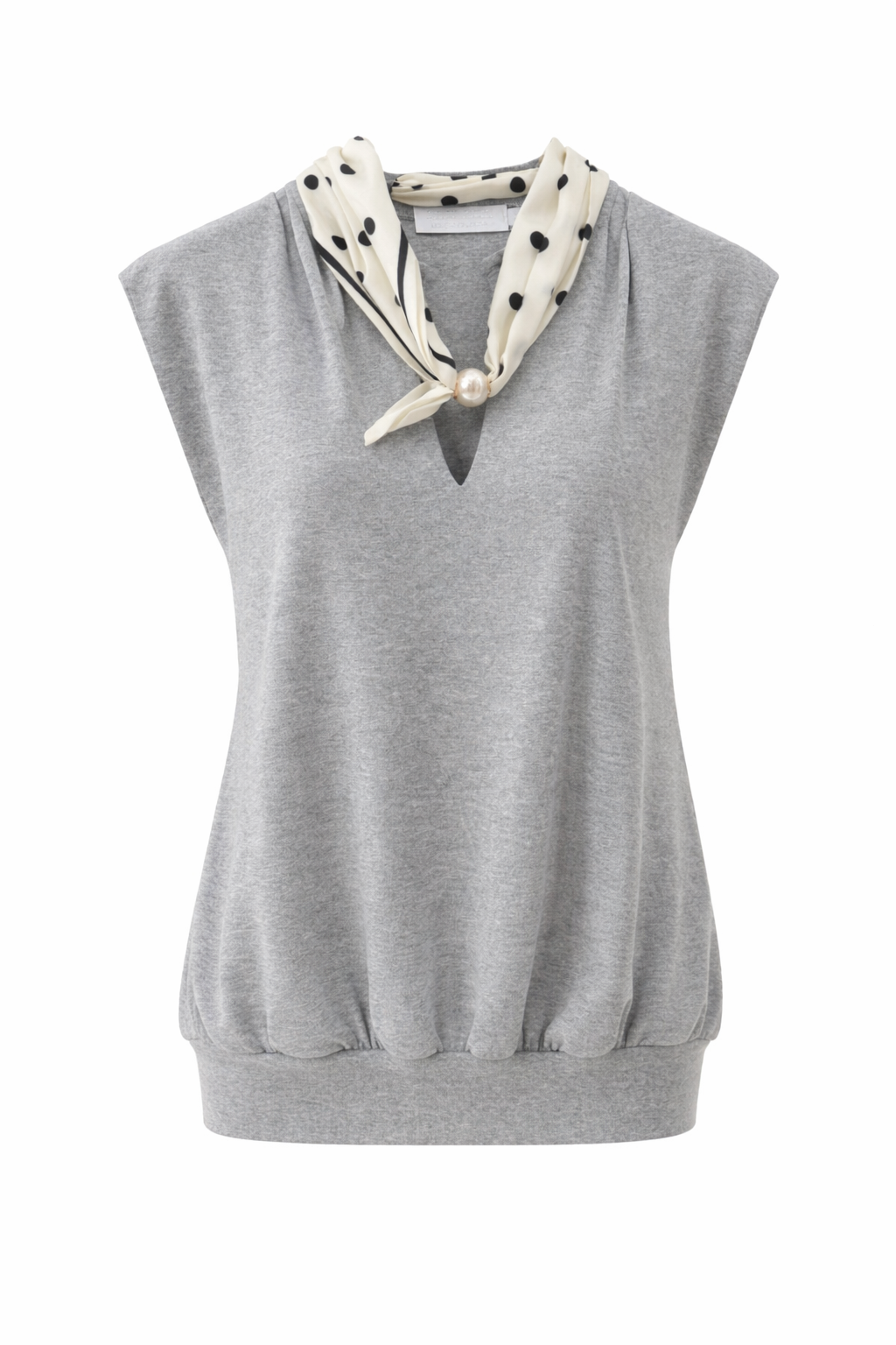 Blusa Gris básica manga corta