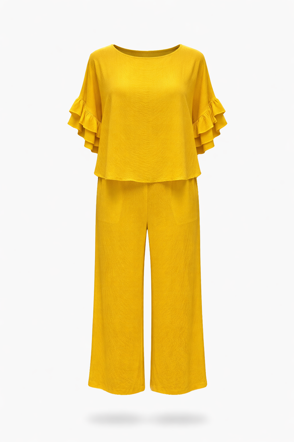 Set Mostaza blusa pantalon