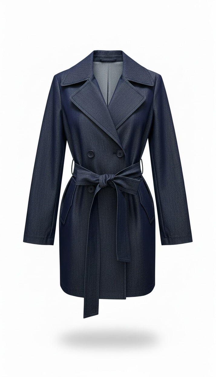 Gabardina Azul