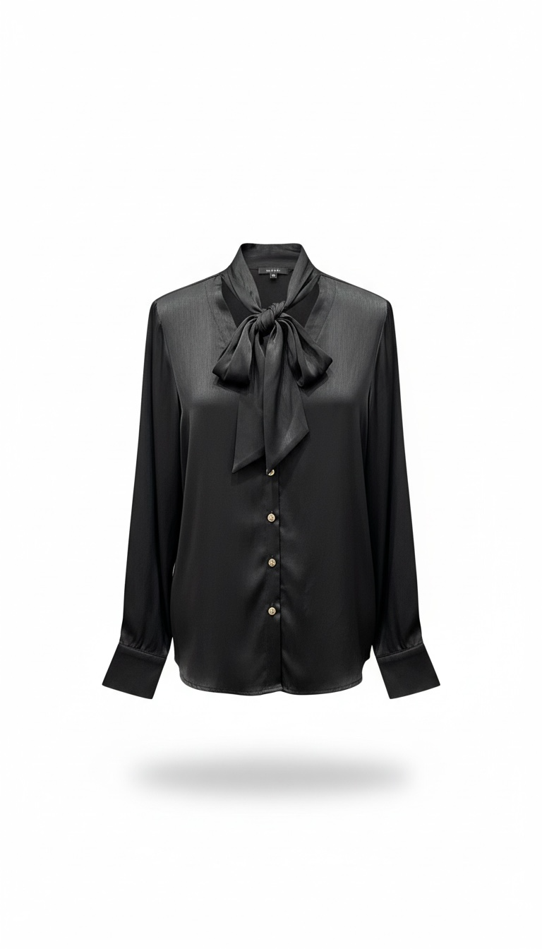 Blusa Negra camisera
