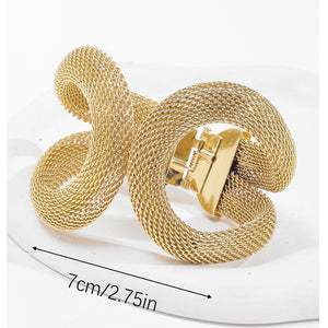 Brazalete de rayas en espiral