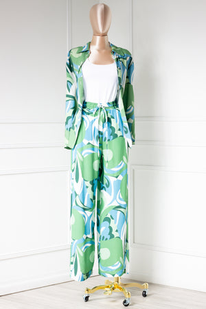 Blusa estampada camisera Oversize