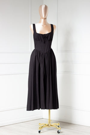 Vestido Negro largo tirante grueso