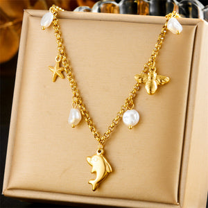 Collar marino delfín