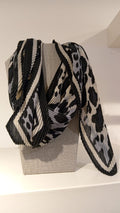 Bufanda Negra con Beige tribal