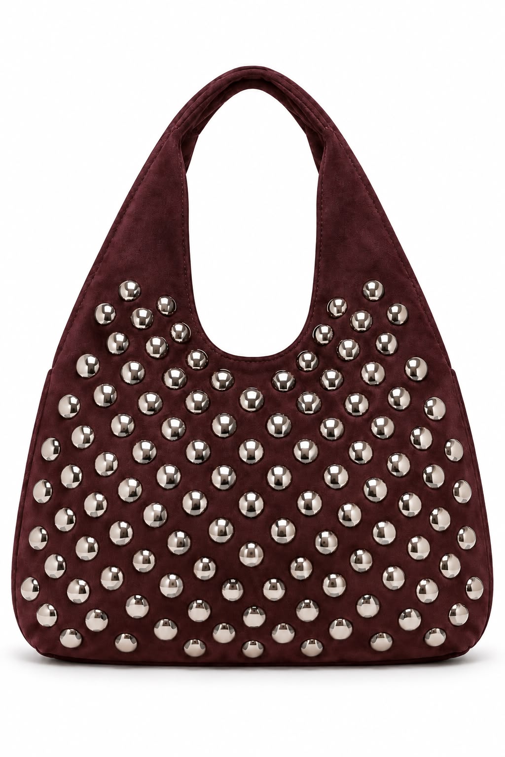 Bolso Vino con plateado
