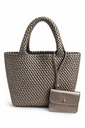 Bolso Plata con Cartera