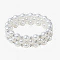 Brazalete perlas fantasía