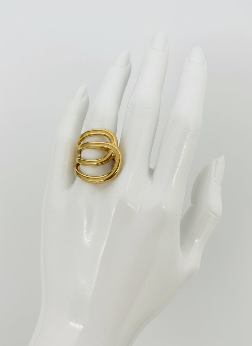 Anillos abiertos franceses retro