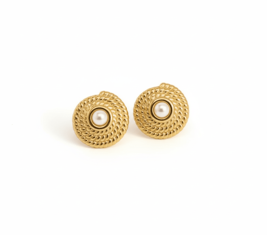 Aretes Blancos - AR5870
