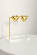 Aretes de corazón - ES3723