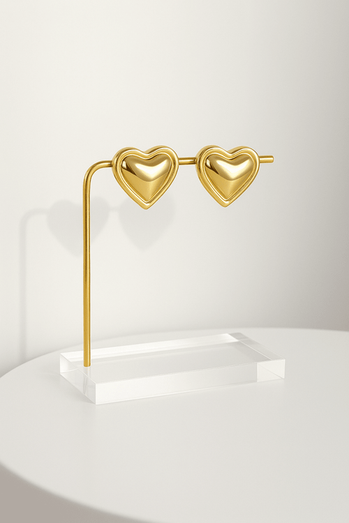 Aretes de corazón - ES3723