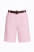 Bermuda Rosa con faja - SH0109-RSS
