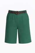Bermuda Verde con faja - SH0109-VES