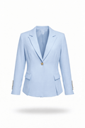 Blazer baby blue detalle en mangas - BZ8647-CES