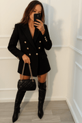 Blazer Negro de tweed - BZ7289-NES