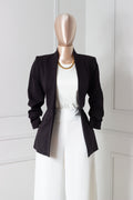 Blazer Negro manga 3/4