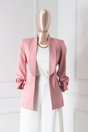 Blazer Palo Rosa manga 3/4