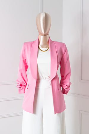 Blazer Rosa manga 3/4